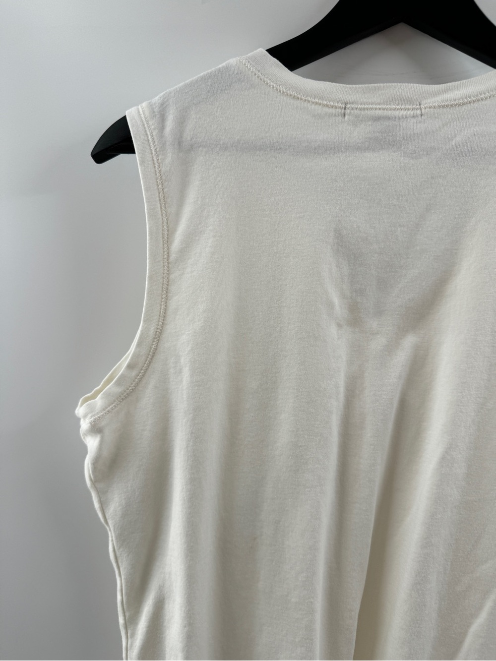 American Living White Ruffle V-Neck Top – Women's XL - Picture 6 of 7
